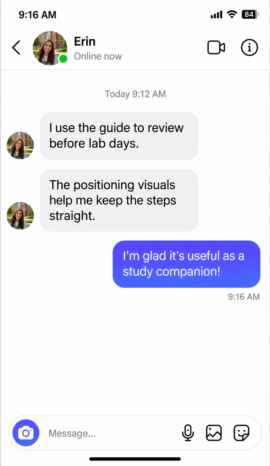 Student feedback